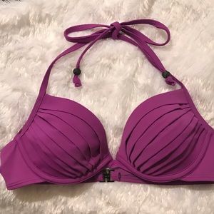 Purple bikini top
